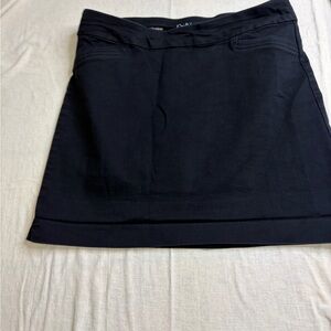 Croft & Barrow Black Mini Skirt